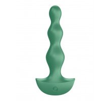 Анальный стимулятор-бусины с двумя моторами Satisfyer Lolli-Plug 2 Green