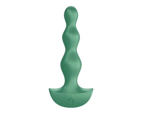 Анальный стимулятор-бусины с двумя моторами Satisfyer Lolli-Plug 2 Green