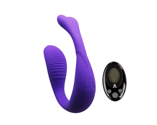 Вібратор для пар Adrien Lastic Mini Romeo II з пультом LRS та двома моторчиками