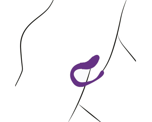 Вібратор для пар Adrien Lastic Mini Romeo II з пультом LRS та двома моторчиками