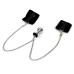 Наручники з металевою анальною пробкою Art of Sex Handcuffs with Metal Anal Plug size M Black