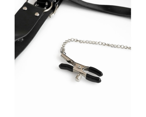 Бондажный набор с металлическим анальным крюком №1 Art of Sex Beatrice Bondage set with anal hook №1