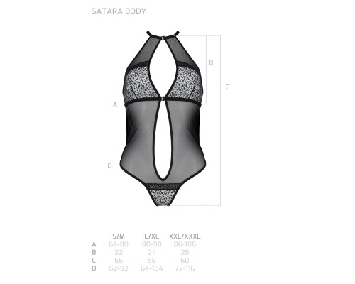 SATARA BODY red XXL/XXXL Passion