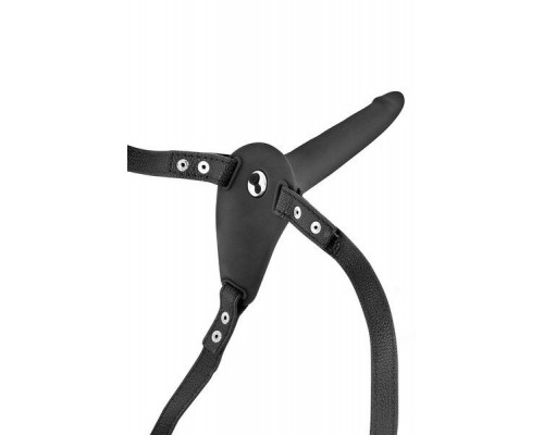 Страпон з вібрацією Fetish Tentation Vibrating Strap-On with Dildo Black