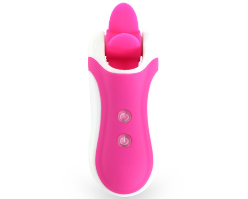 Стимулятор з імітацією оральних ласк FeelzToys - Clitella Oral Clitoral Stimulator Pink