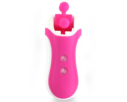 Стимулятор з імітацією оральних ласк FeelzToys - Clitella Oral Clitoral Stimulator Pink