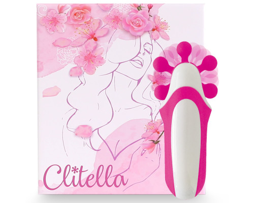 Стимулятор з імітацією оральних ласк FeelzToys - Clitella Oral Clitoral Stimulator Pink