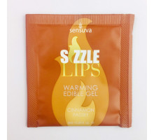 Пробник массажного геля Sensuva - Sizzle Lips Cinnamon Pastry (6 мл)