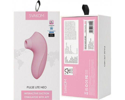 Svakom Pulse Lite Neo Pale Rosette - вакуумний смарт-стимулятор клітора