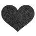 Прикраса на соски Bijoux Indiscrets – Flash Heart Black