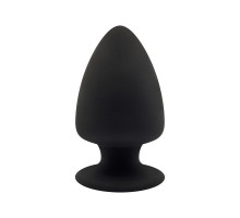 Анальна пробка SilexD (Model 1 size M) двошарова, силікон + Silexpan, діаметр 6,2 см