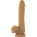 Гнучкий фалоімітатор ADDICTION - ANDREW 8″ Silicone Dong - Caramel, віброкуля в подарунок