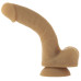 Гнучкий фалоімітатор ADDICTION - ANDREW 8″ Silicone Dong - Caramel, віброкуля в подарунок
