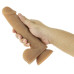 Гнучкий фалоімітатор ADDICTION - ANDREW 8″ Silicone Dong - Caramel, віброкуля в подарунок