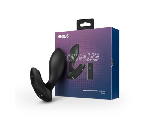 Анальная пробка Nexus DUO Remote Control Beginner Butt Plug Small - Black