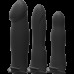 Набір для страпону з вібрацією Doc Johnson Body Extensions - BE Naughty - Black