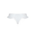Трусики в горошок, з рюшами та шнурівкою Fatin Thong white L/XL - Passion