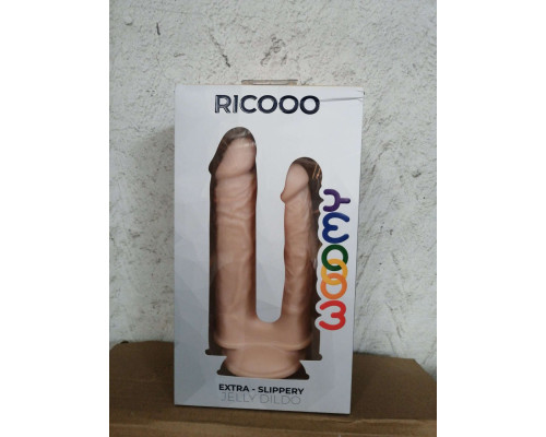Подвійний фалоімітатор Wooomy Ricooo (17 см та 19 см)