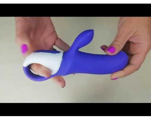 Потужний вібратор-кролик Satisfyer Vibes Magic Bunny, два мотори, литий силікон, 12 режимів роботи