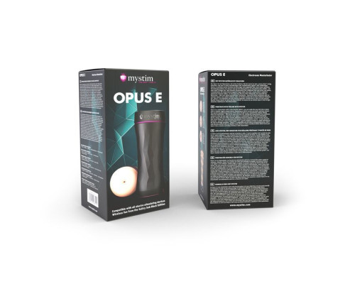 Мастурбатор попка Mystim Opus E Anus для електростимулятора