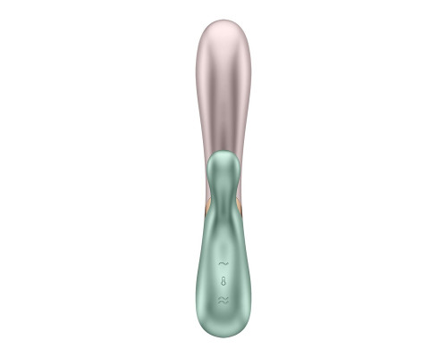 Смарт вібратор-кролик із підігрівом Satisfyer Hot Lover Green