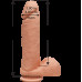 Фалоімітатор Doc Johnson The D - Perfect D - 8 Inch With Balls - ULTRASKYN, діаметр 5,1 см