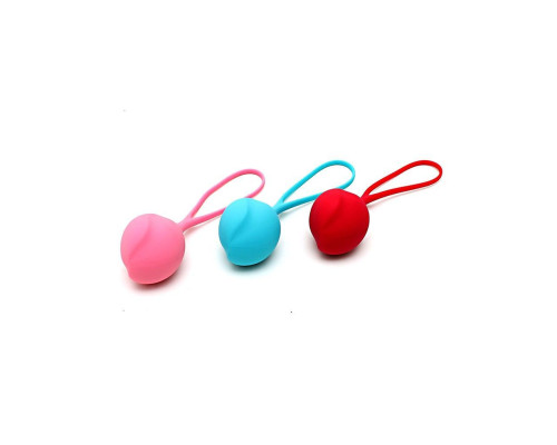 Вагінальні кульки Satisfyer Strengthening Balls (3шт), діаметр 3,8см, вага 62-82-98гр, монолітні