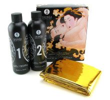 Гель для NURU масажу Shunga Oriental Body-to-Body – Melon Mango (2 x 225 мл) плюс простирадло