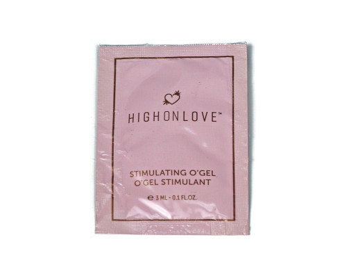 Пробник стимулюючого гелю-вібратора HighOnLove Stimulating Gel O Gel (3 мл)