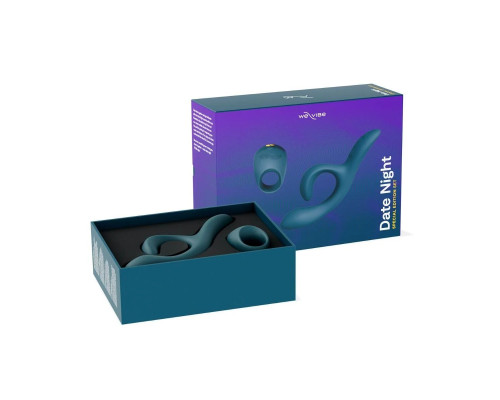 Подарунковий набір для пар We-Vibe Date Night Set: вібратор-кролик Nova 2, ерекційне кільце Pivot