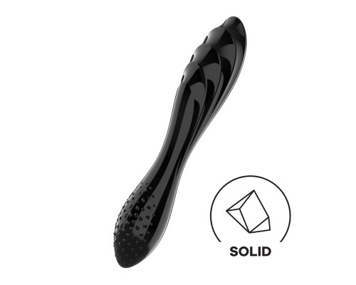 Скляний дилдо Satisfyer Dazzling Crystal 1 (Black)