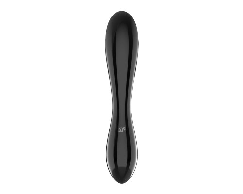 Скляний дилдо Satisfyer Dazzling Crystal 1 (Black)
