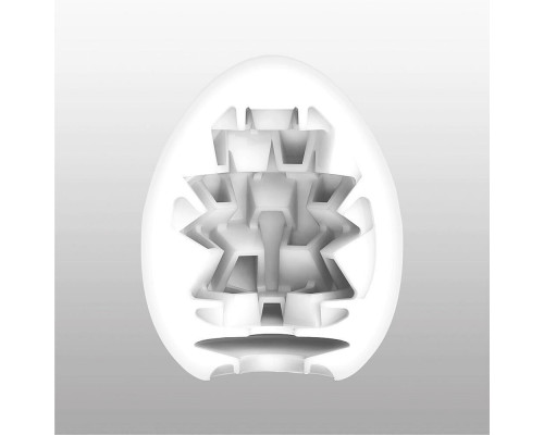 Мастурбатор-яйце Tenga Egg Boxy з геометричним рельєфом