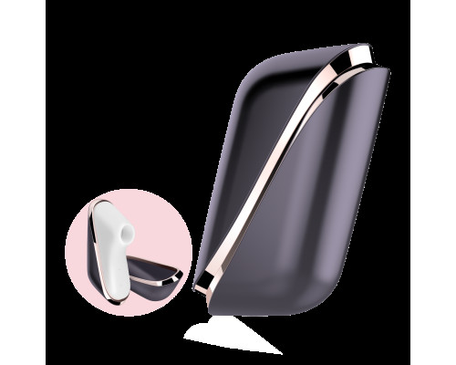 Вакуумний кліторальний стимулятор Satisfyer Traveler, корпус-чохол на магнітах