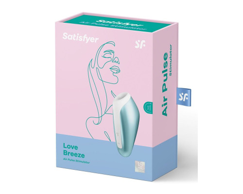 Мініатюрний вакуумний стимулятор Satisfyer Love Breeze Ice Blue