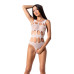 Сексуальный боди с вырезами Passion BS083 white