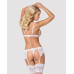 Obsessive 810-SEG-2 3 pcs set white S/M