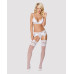 Obsessive 810-SEG-2 3 pcs set white S/M