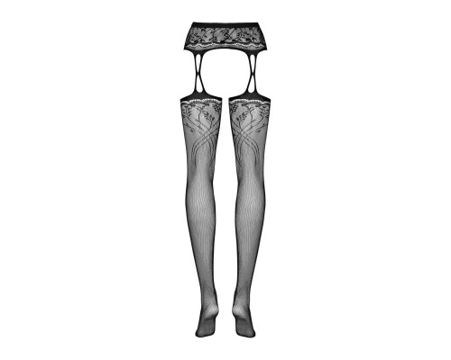 Obsessive Garter stockings S206 black S/M/L
