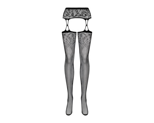 Obsessive Garter stockings S206 black S/M/L