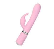 Розкішний вібратор Pillow Talk Lively Pink з кристалом Сваровські для точки G, подарункова упаковка