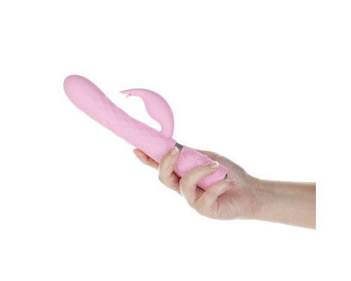 Розкішний вібратор Pillow Talk Lively Pink з кристалом Сваровські для точки G, подарункова упаковка