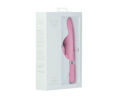 Розкішний вібратор Pillow Talk Lively Pink з кристалом Сваровські для точки G, подарункова упаковка