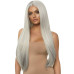Leg Avenue Long straight center part wig Grey