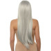 Leg Avenue Long straight center part wig Grey