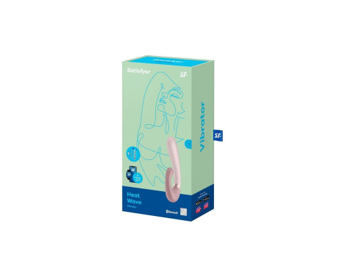 Смарт вібратор кролик із підігрівом Satisfyer Heat Wave Mauve