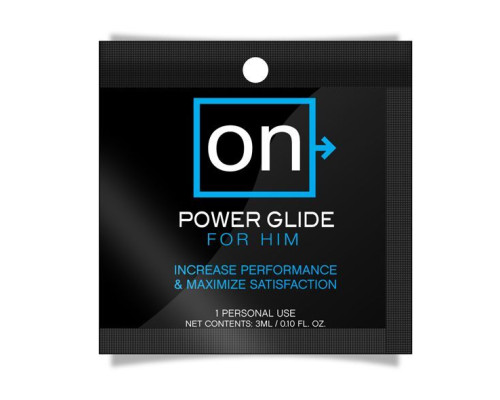 Пробник стимулирующего геля Sensuva - ON Power Glide For Him (3 мл) для супер эрекции