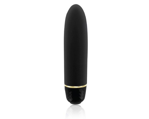 Віброкуля RIANNE S – Classique Vibe міні-вібратор на 7 режимів, чохол-косметичка Stud Black