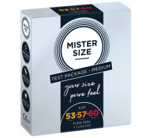 Набор презервативов Mister Size Testbox 53-57-60 (3 pcs)