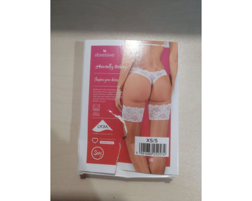 Obsessive Heavenlly stockings XS/S (мятая упаковка)